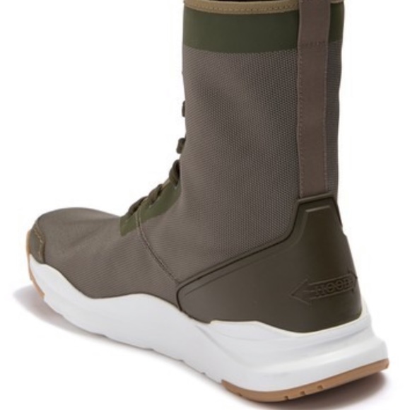 NWT Hood Rubber Hollier Lace Up Sneaker Boots - Picture 3 of 6